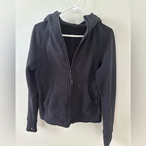 Black Zip-Up Hoodie